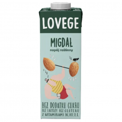 Napój Lovege Migdałowy Bez Dodatku Cukru 1l